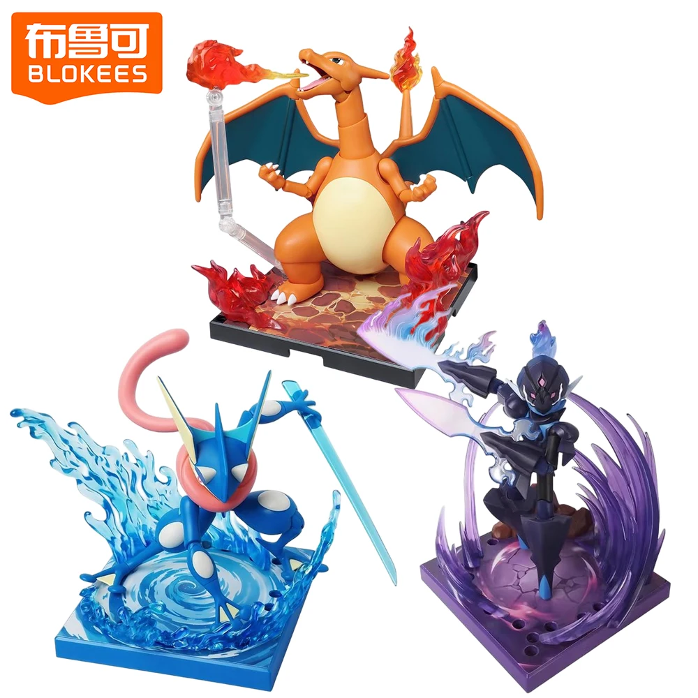 

Genuine BLOKEES Pokemon Classic L Action Figure Assembly Model Creative Intricate Desk Display Birthday Gift for Enthusiasts