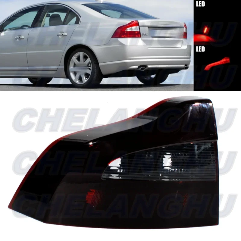 For Volvo S80 2007 2008 2009 2010 2011 2012 2013 Left Side Smoker LED Tail Light Rear Lamp Brake Light Car accessories 31213379