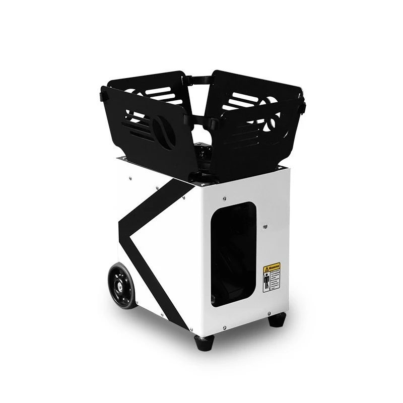 Tennis serve machine, portable and compact to accompany training, automatic serve, general practice in the learning gym
