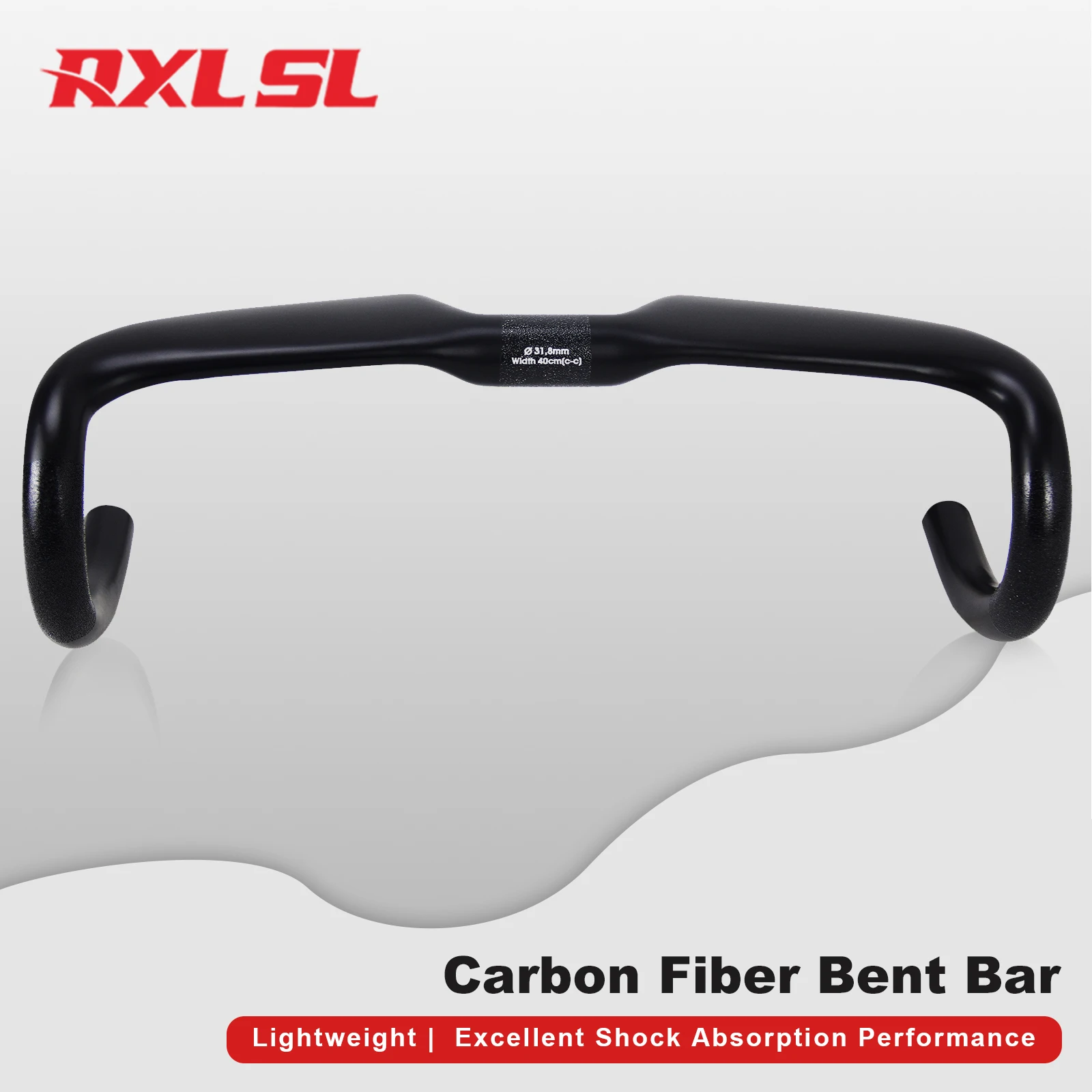 

RXL SL 31.8 Carbon Road Bicycle Handlebar Internal Routing Racing Bike Speed Drop Bent Bars 400/420/440mm Newly Upgraded