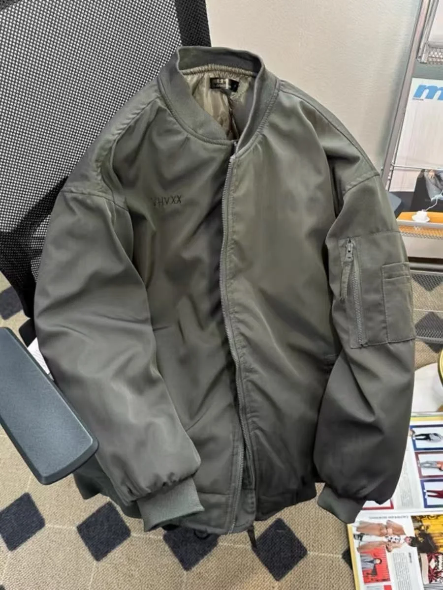 Thiened American Vibe Ricamo Coppia Capispalla Pilota Jaet Trendy Baseball orm Uomo Donna Sle Abbigliamento casual