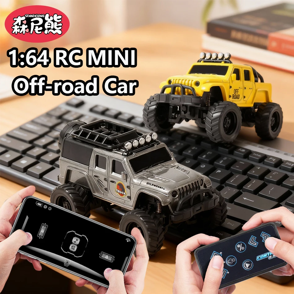 

SENNIXIONG 1:64 мини сплав электрический пульт дистанционного управления вездеход легкий альпинистский грузовик игрушка для детей подарок