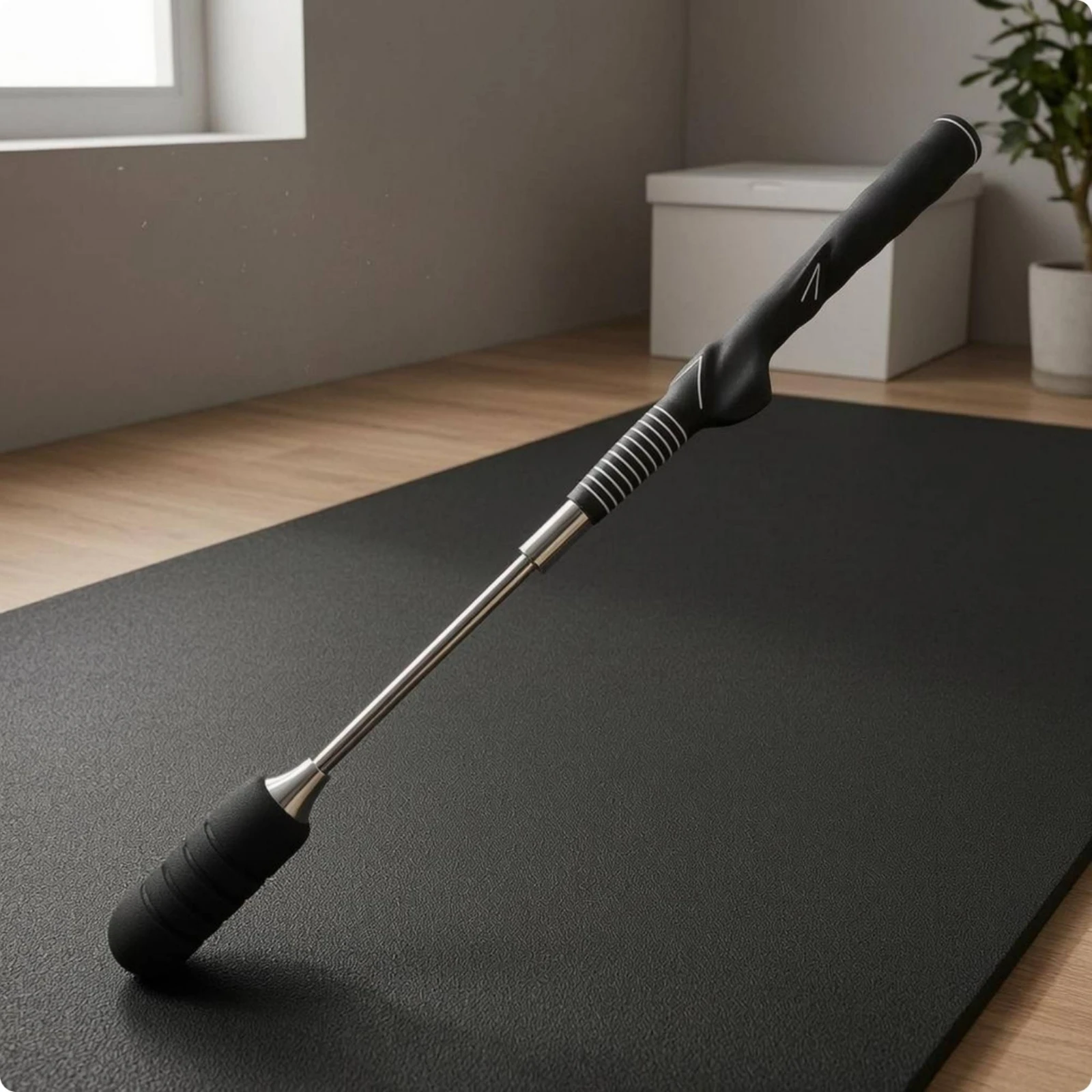 baton-d'entrainement-de-golf-pour-l'entrainement-de-swing-en-interieur-en-acier-inoxydable-noir-equipement-sportif