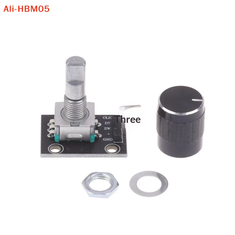 (HB05)1/2set KY-040 360 Degree Rotary Encoder Module With Push Button 20 Pulse 5VBrick Sensor Modules For  Or DIY Electronics