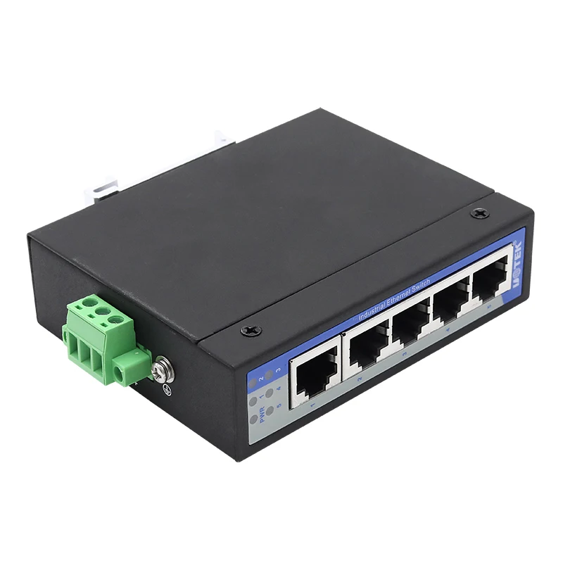 UOTEK-conmutador Ethernet no gestionado, transmisión de datos fiable, 5 puertos, 100M, UT-6405CA