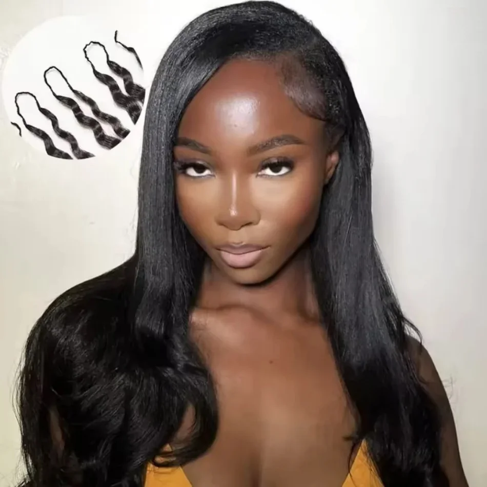 

Предварительно разделенные прямые бесшовные волосы для наращивания крючком, невидимые узлы, натуральные человеческие волосы для крючкового наращивания