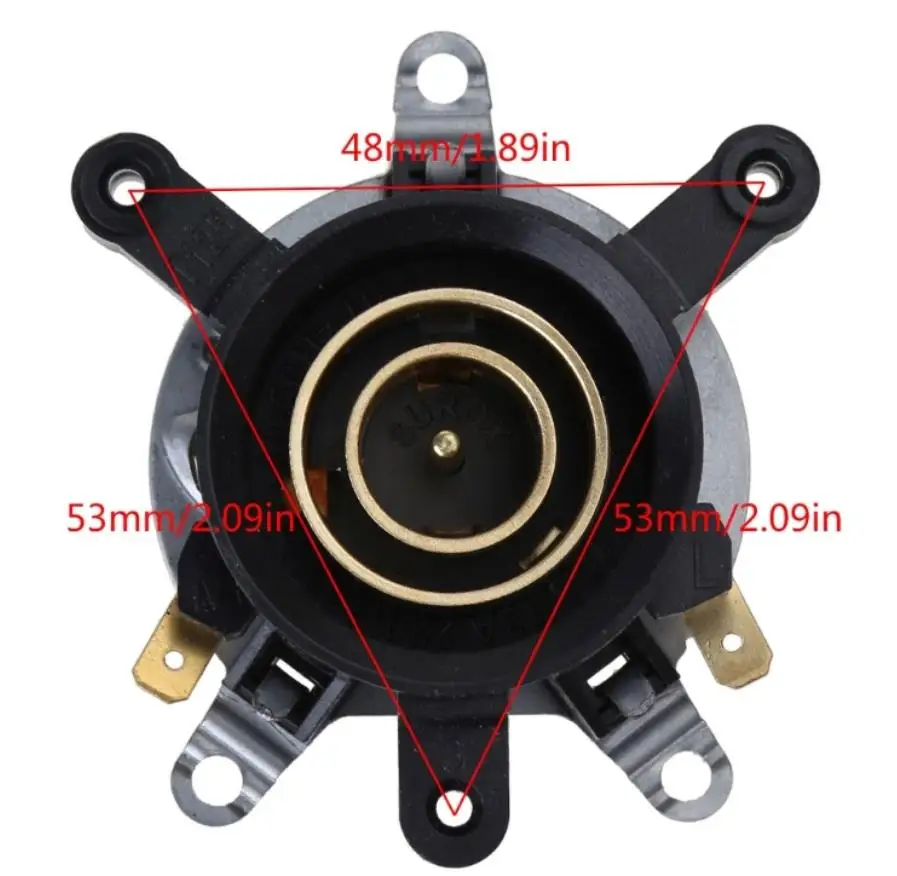 Replacement AC 250V 13A Temperature Control Kettle Thermostat Top Base Socket images - 6