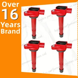 4 pcs IGNITION COILS FIT 2002-2011 K20 K24 K20Z3 Element S2000 CSX RSX 30520-PNA-007 30520-RAA-007 UF311