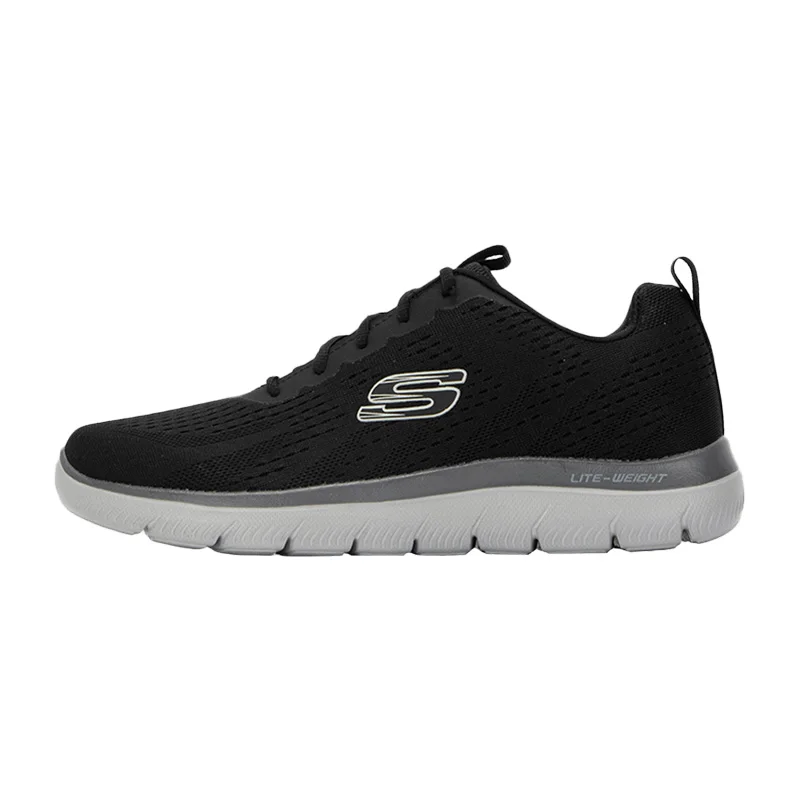 

Skechers Skechers men's shoes breathable jogging walking shoes rebound cushioning running shoes casual sports shoes