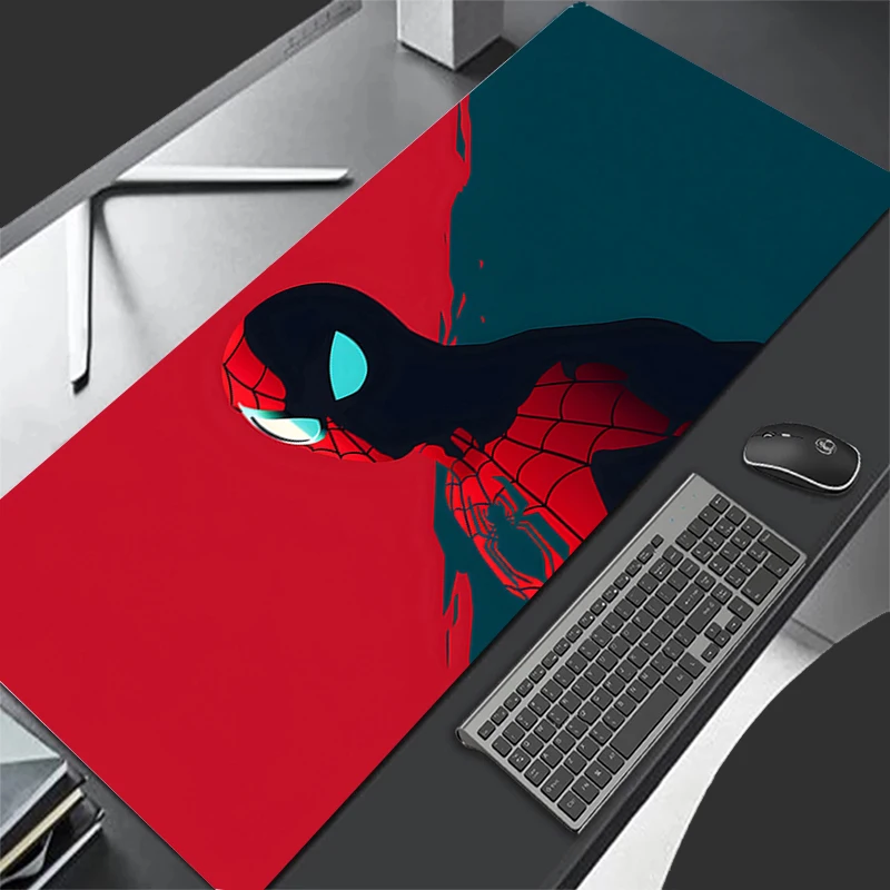 Große Mauspad Gamer 900x400 Tastatur Pad Wunder Spider-Man Mauspad PC Computer Schreibtisch matte Gaming Pad Maus matten für cs go lol