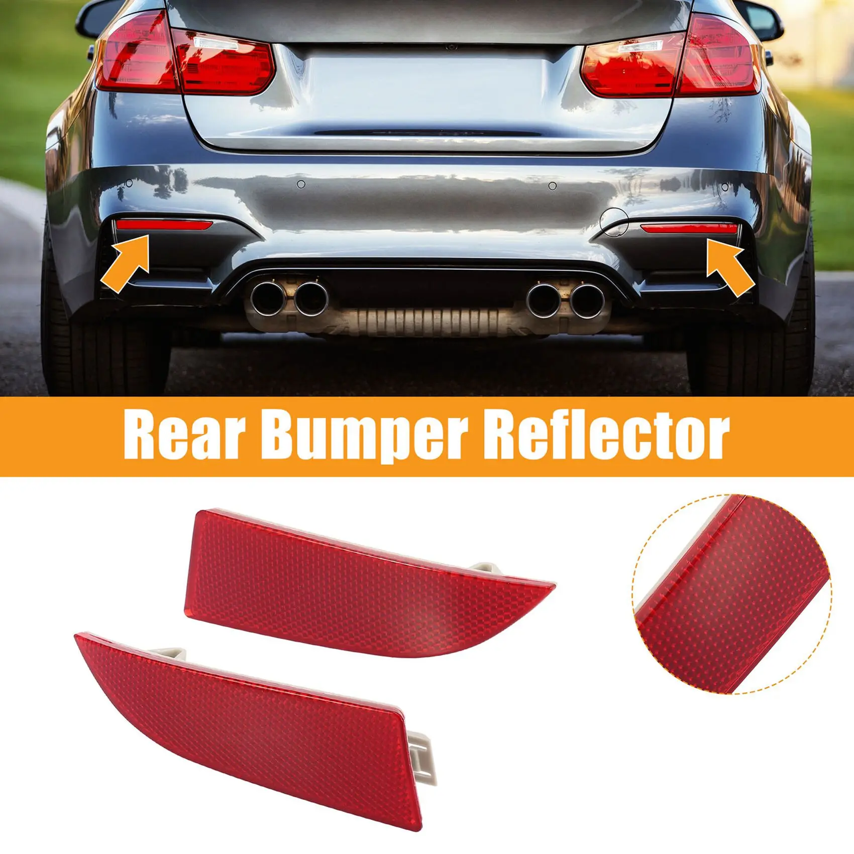 63147162217 63147162218 Rear Bumper Side Marker Reflector Light Housing Without Bulb for -BMW E83 X3 2007