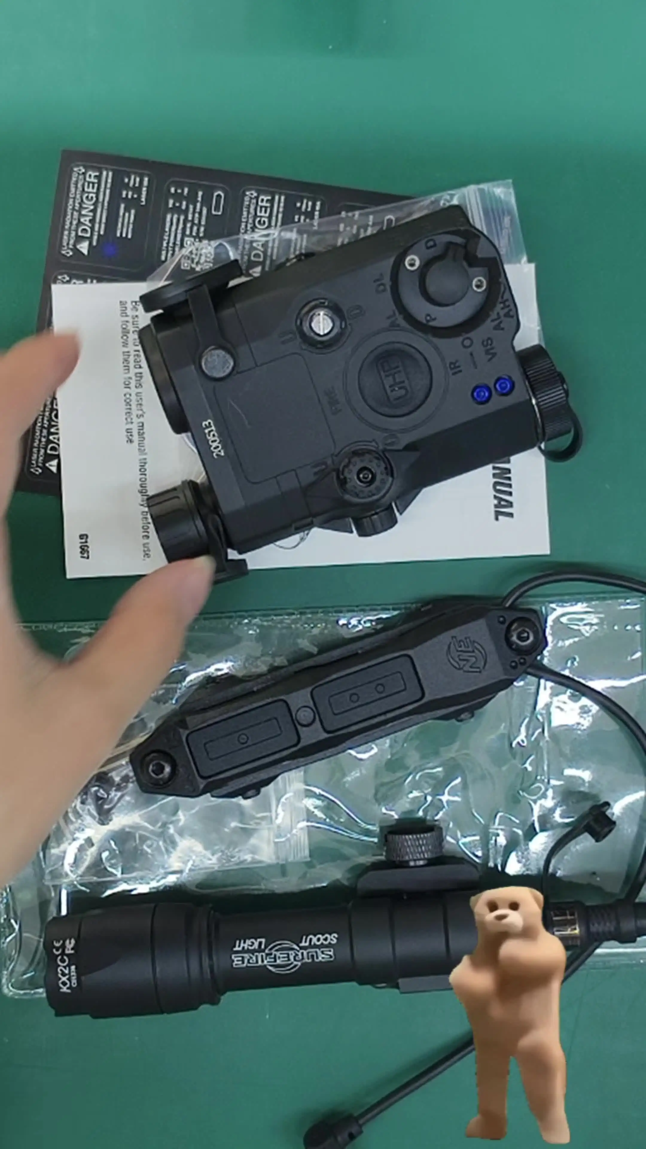 Enhance Your Airsoft Game With Peq 15 Weapon Lights: Rbg Laser, Ir