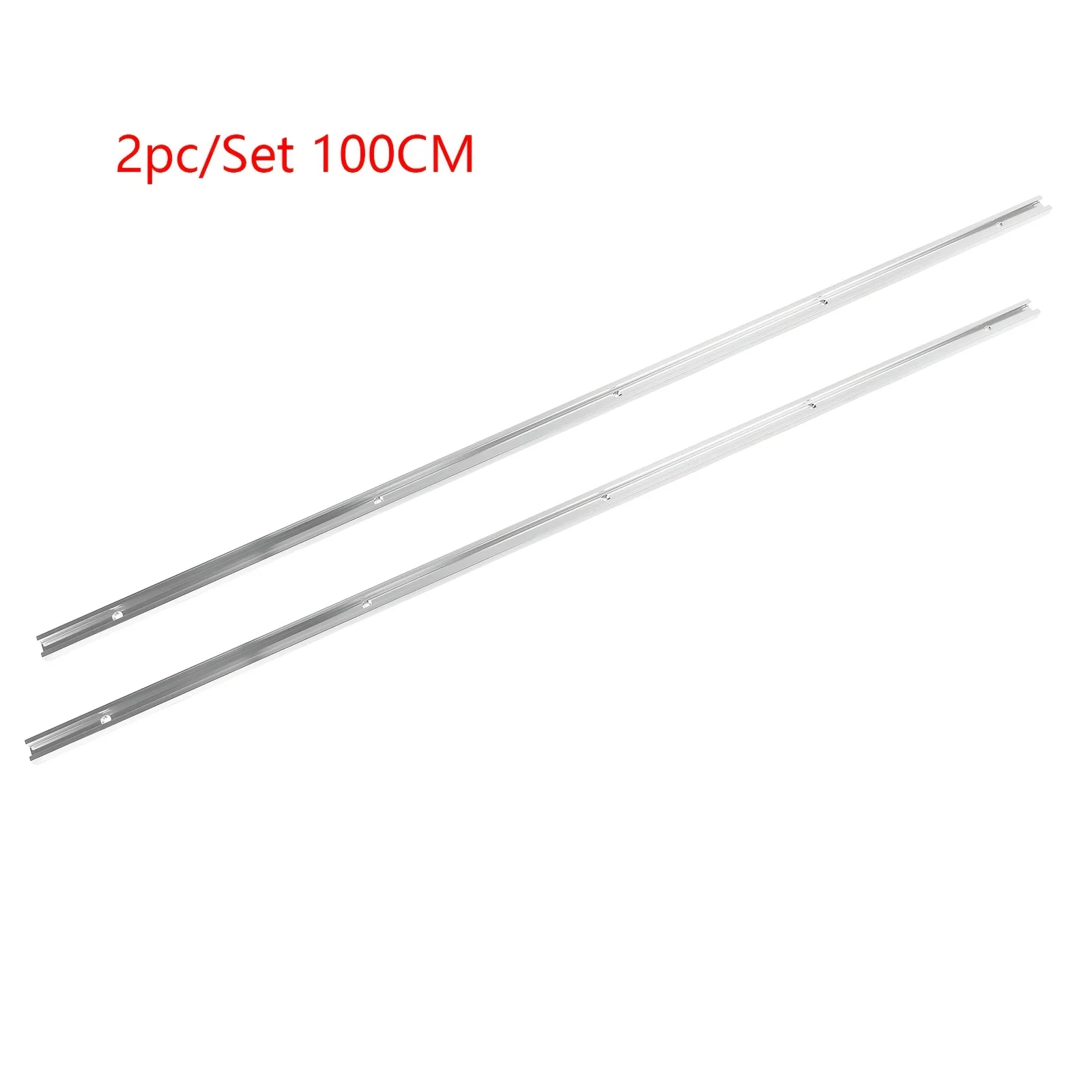 2Pcs 100CM Woodworking Chute Rail 19x9.5mm T-track T-slot Miter Track Jig T Screw Fixture Slot Table Saw Router Table DIY Tools view 4