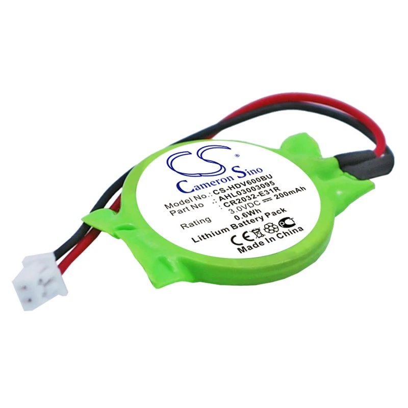 

Lithium CMOS / BackUp Battery for Medion, 3.0V, 200mAh, Compatible Models: MD41300, MD41500, MD41567