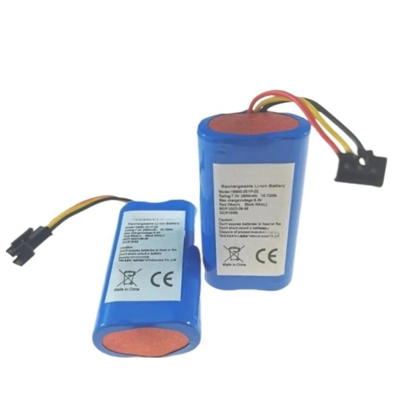 High Capacity New 18650-2S1P-02 7.2V 2600mAh Rechargeable Battery For Maiketian SYS-6010 Infusion Pump