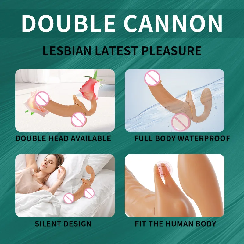 Lesbian Telescopic Dildo Vibrator For Women G Spot Vagina Stimulator Strapless Strap-on Dilbos Adult Sex Toys For Couple Gay