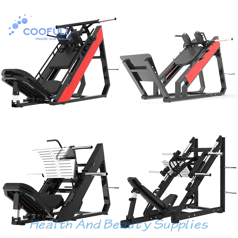 Coofull Lorrtta YH-044 Durable Steel Selectorised Leg Press Trainer Plate Loaded System Commercial Gym Strength Training Fitness