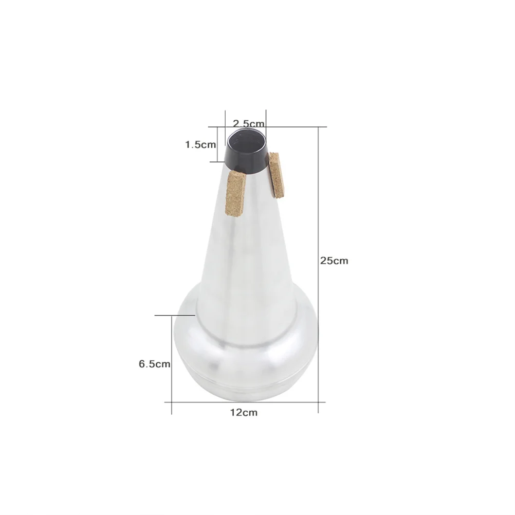 

1Pcs Lightweight Aluminum Alloy Tenor Slide Trombone Mute Reliable Music Instrument Mute Device for Smooth Intonation Long Use