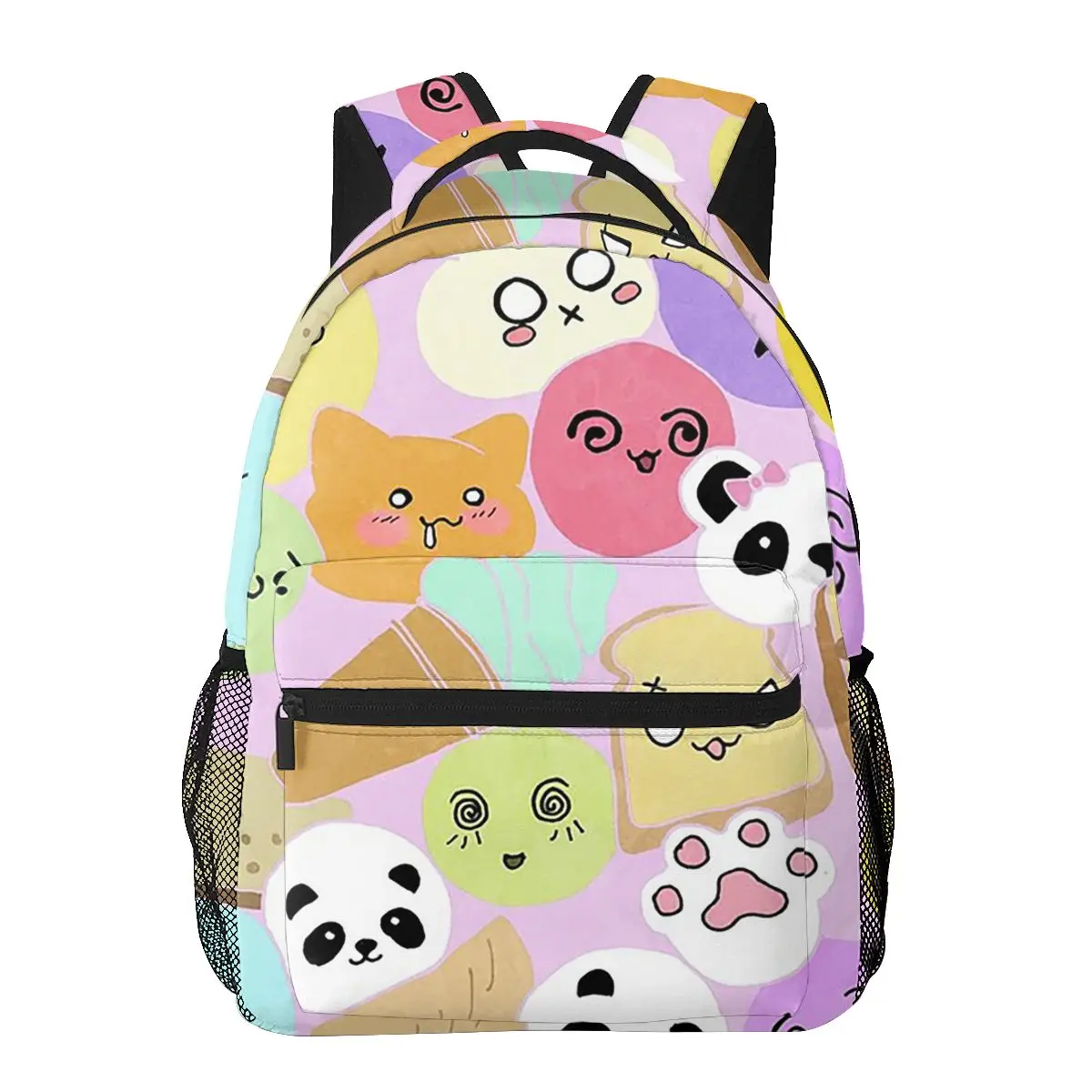 Squishies Mochilas Desenhos Animados para Crianças, Mochilas Escolares, Mochila de Viagem, Bolsa de Ombro, Grande Capacidade, Bookbag para Meninos e Meninas