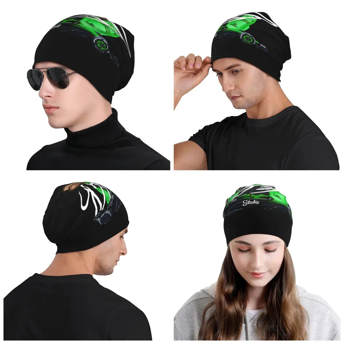 Streetwear Winter Warm Knit Hats Unisex Adult F1 Gabriel Bortoleto Brazilian Racing Driver Skullies Beanies Caps Bonnet Hats view 6
