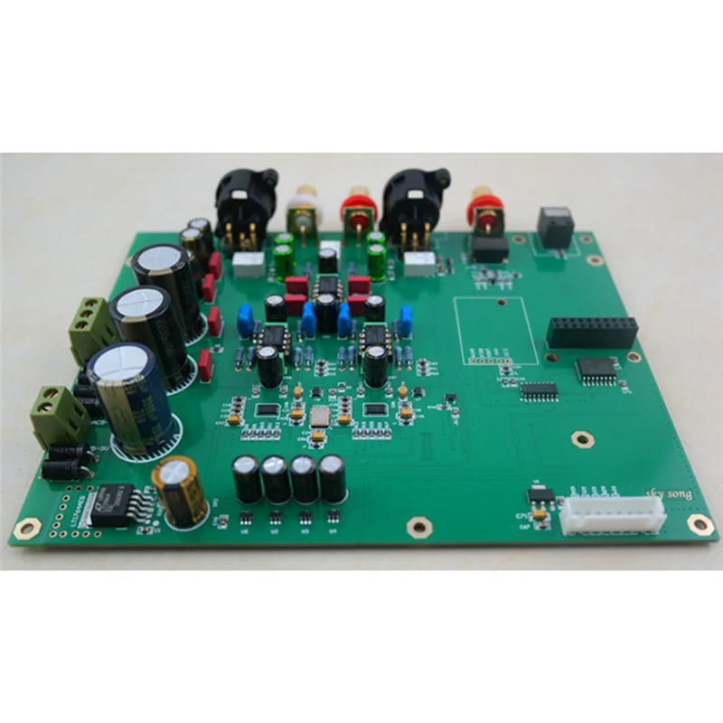 ELECT-Dual Es9038q2m DAC Decoder Hifi Coaxial Pcm384k DSD128 Kit With USB DSD512 Bluetooth Input TFT Screen Tuning Version