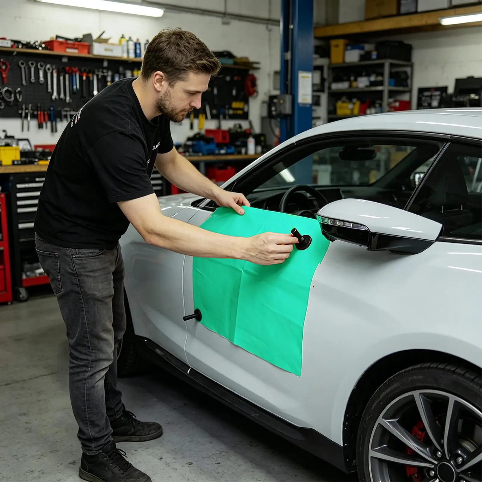 Auto-Folierungsmagnete: Ergonomische Fixierwerkzeuge, Fahrzeugfolien-Greifer, Magnethalter für Wohnmobile, Limousinen, Pickups, Vans und Anhängerfenster