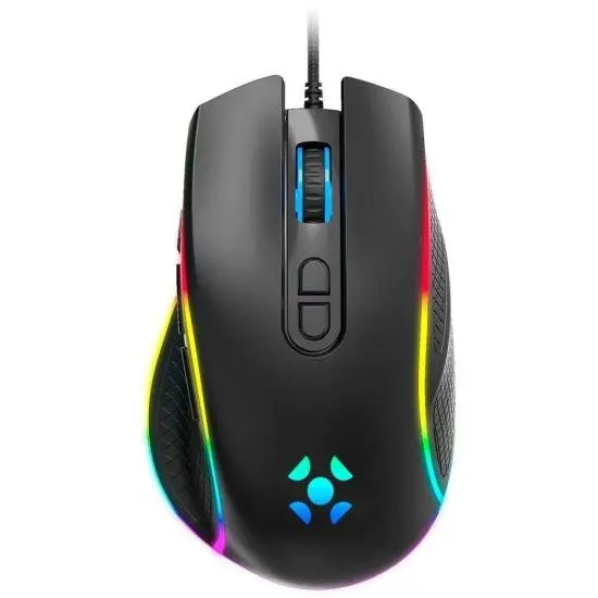 Mouse Gamer Fortrek Cruiser New Edition 12000 Dpi RGB Black