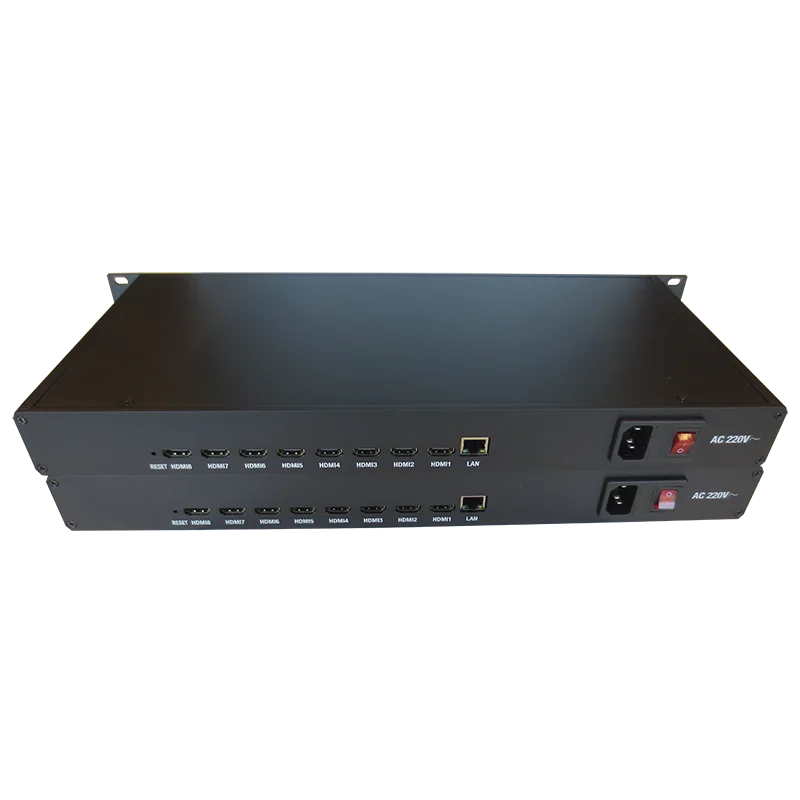 

Video Live Streaming 8 Channels Encoder H265 Ip RTMP NDI Http RTSP HLS SRT UDP For Hotel Facebook Youtube Server