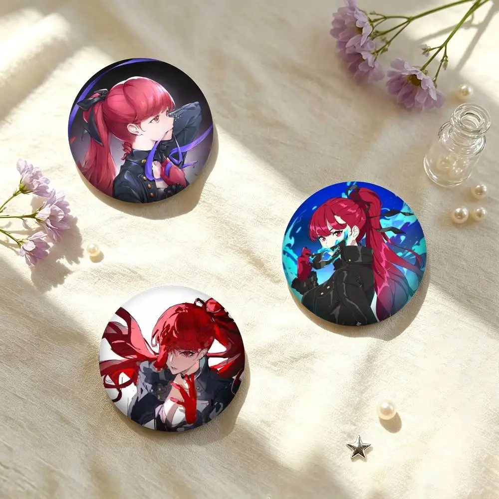 P-Persona 5 Royal K-Kasumi Yoshizawa 25mm 32mm 44mm 58mm 75mm Brooches Badges Pins for Accessories Gift