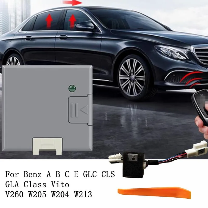 for Mercedes-Benz W205 W204 W213 A B C E GLC CLS GLA GLE ML series automatic window lifter one-button glass Smart window closer