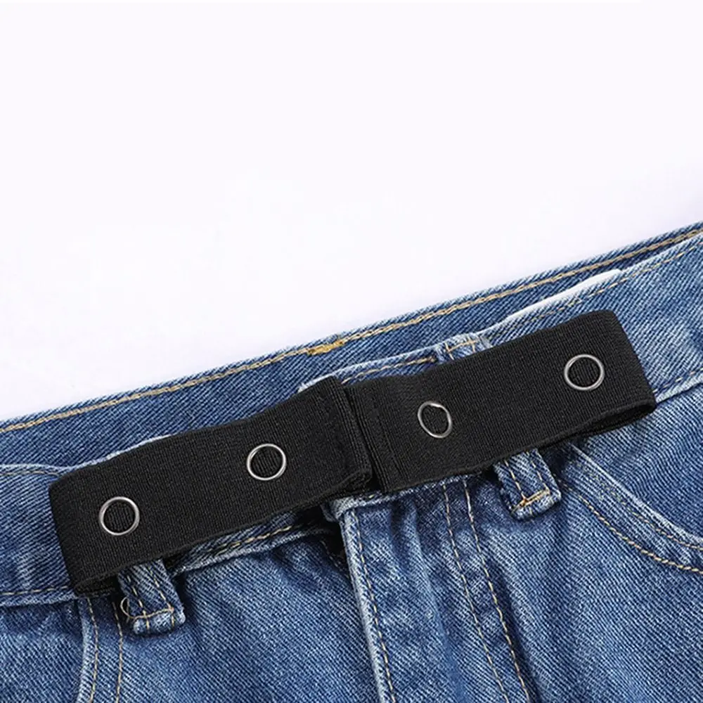 Invisible Adjustable For Pregnant Without Buckle For Men No Hassle Belt Elastic Belts Pants Waist Extension Belt Easy Belts