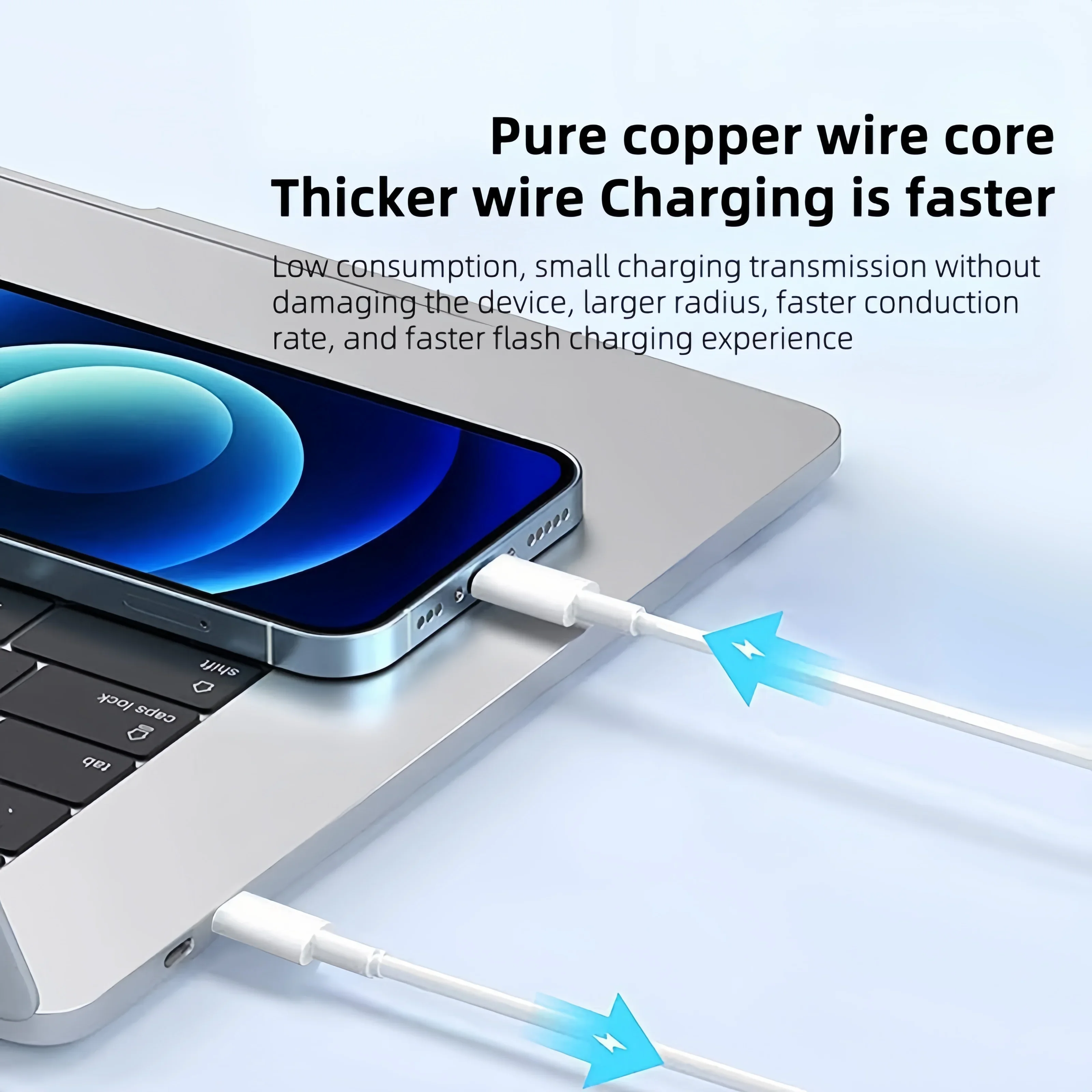 شاحن USB-C سريع 87 وات لجهاز MacBook Pro A1707 A1990 A1719، PD3.0 QC4.0 PPS محول الشحن، CE، FCC | شحن آمن وسريع #3