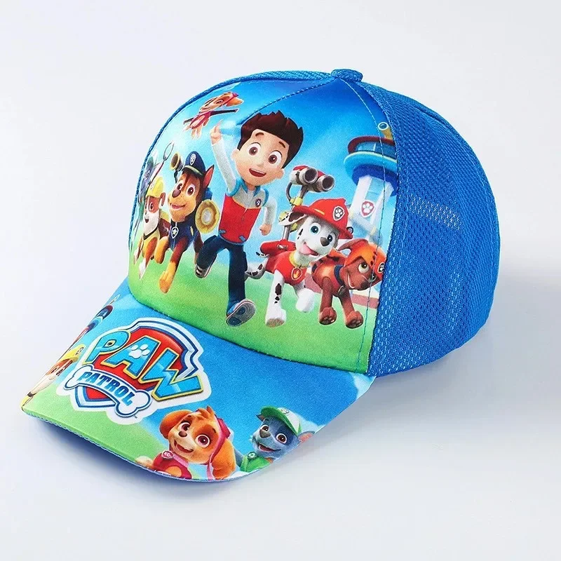 Czapka z daszkiem psi Patrol pościg dla chłopców dziewczęcy czapka hip-hopowa czapka typu Snapback uroczy letni Outdoor Sunhat sportowe daszki