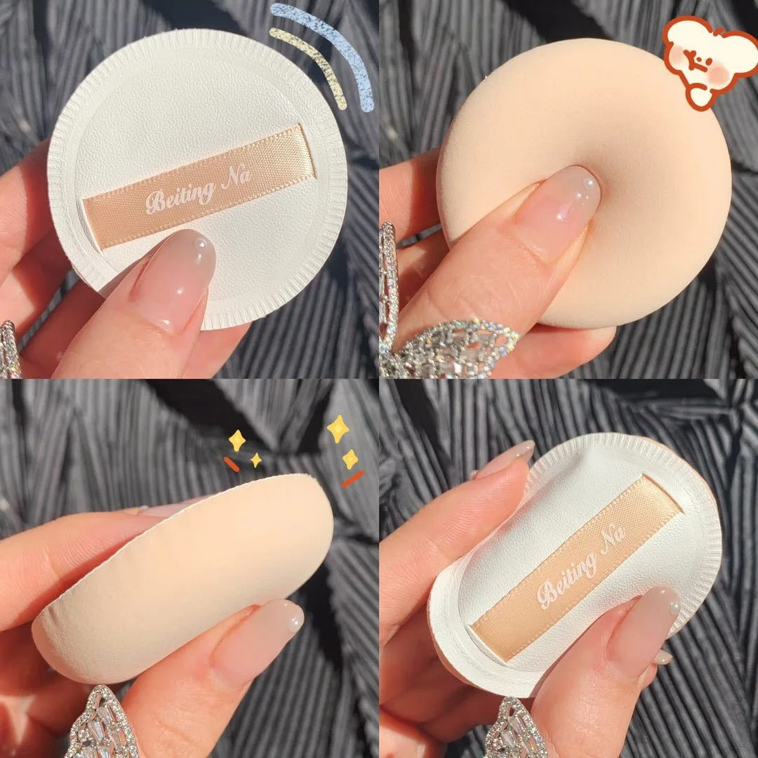 3Pcs Makeup Puff Set Soft Dry Wet Combined Cosmetic Sponge Cushion Puff Foundation Cream Blender Makeup Tools Accessories