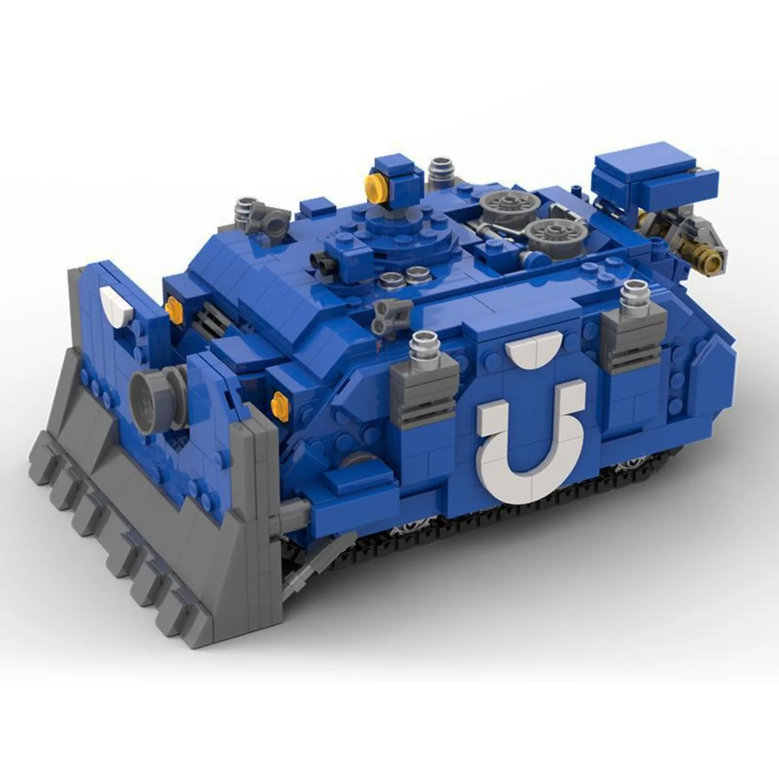 

MOC Soldier Defender Siege Tank Строительные блоки Военная тема Креативная игрушка