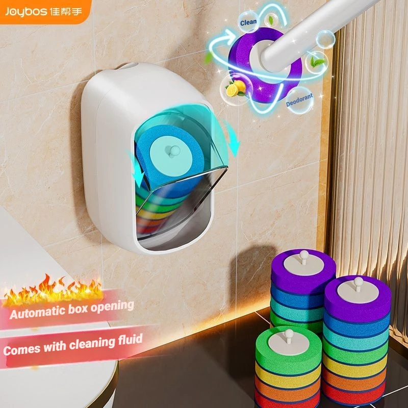 Escova de Limpeza para Vaso Sanitário JOYBOS com Suporte de Parede e Refil, Conjunto de Escovas para Limpeza de Banheiro WC para Casa