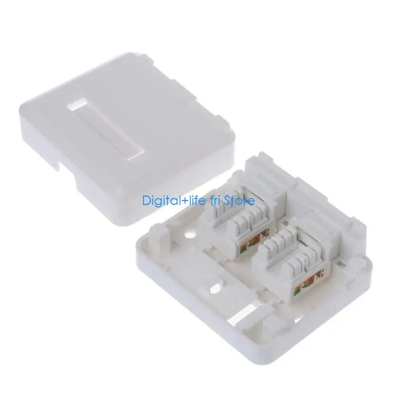 E06D غطاء الكمبيوتر لوحة مقابس وحدة الشبكة RJ11 RJ45 كابل واجهة منفذ مقبس الحائط المعدات الكهربائية