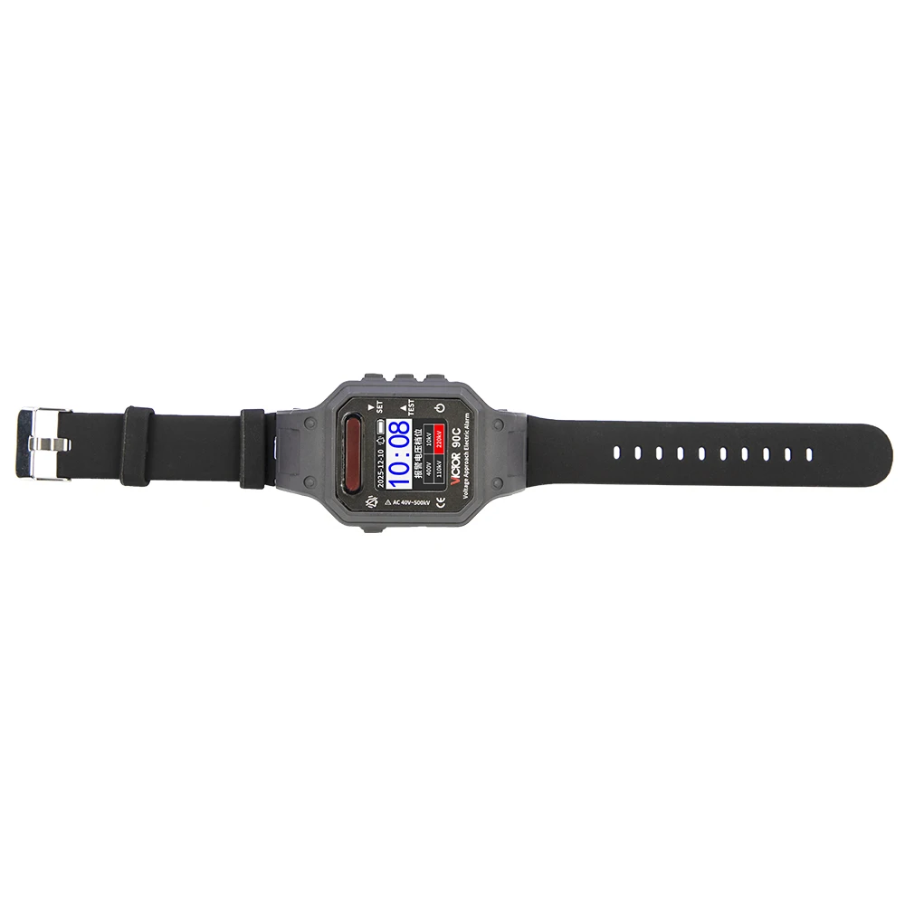 Victor Professional Auto Detection Wrist High/Low Voltage Proximity Alarm Test Electric Bracelet Tool Test Voltage Alarm Watch