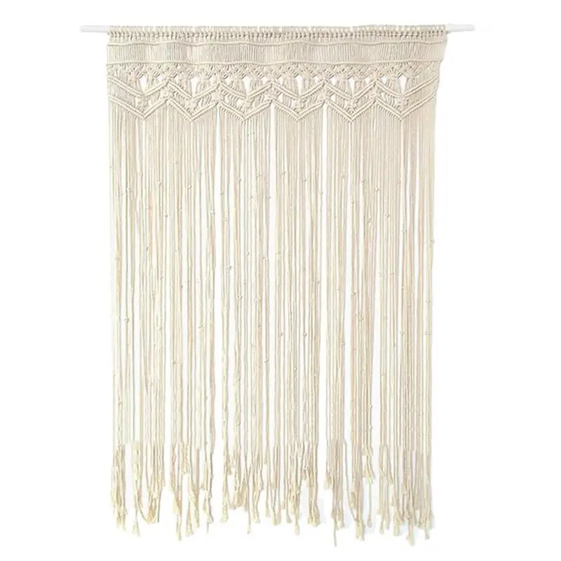 Macrame Wall Hanging Doorway Macrame Curtains For Windows/Doorways Handmade Bohemian Decor For Window Doorway Closet Wedding