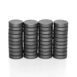 50/100/200/500PCS Strong Magnet 12x3mm Round Black Magnet Fridge Ferrite Magnet Permanent Magnet 8x3 10x3 12x6mm 16x4mm
