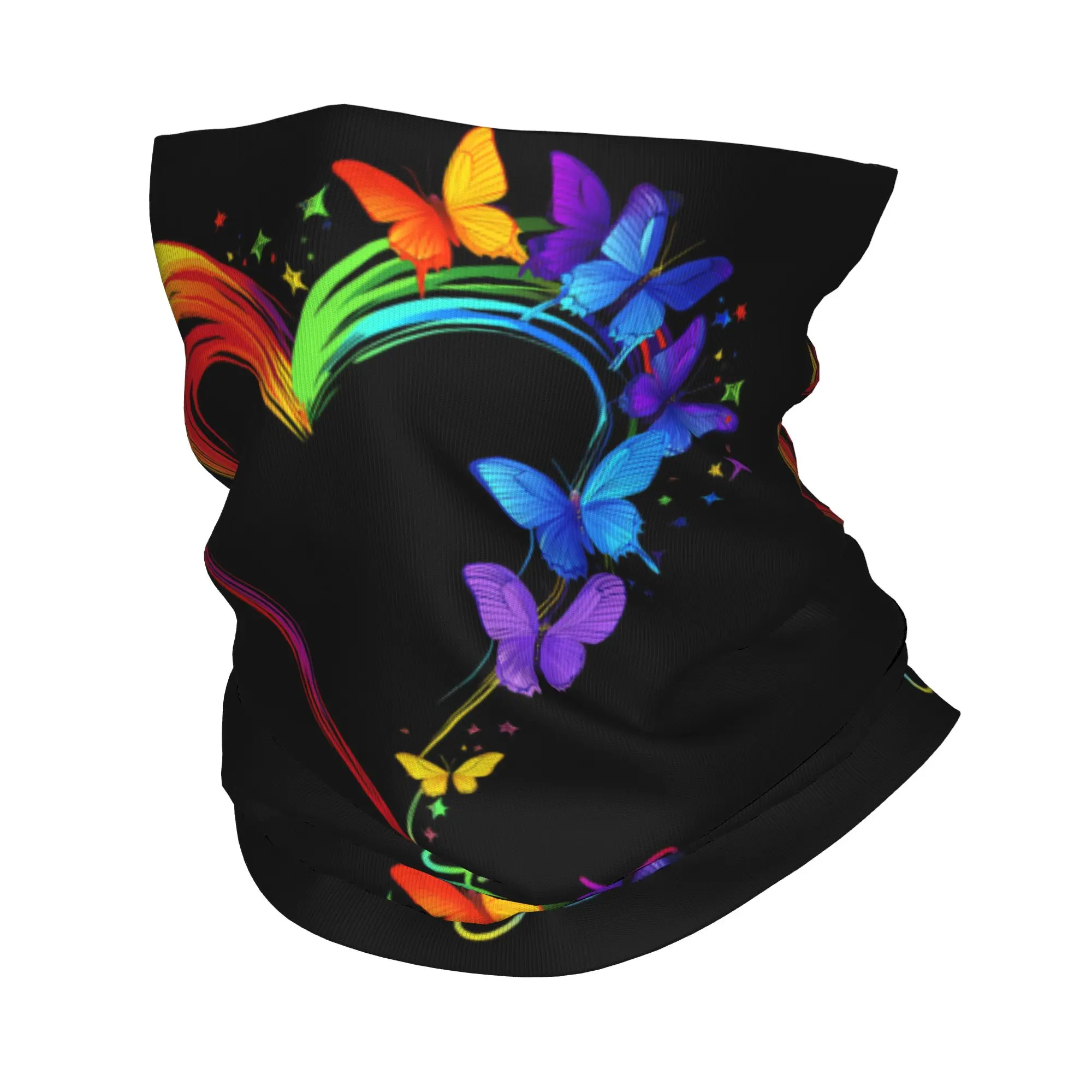 

Rainbow Love is Love Bandana Neck Gaiter LGBT Gay Lesbian Pride Wrap Scarf Warm Cycling Scarf Running for Men Women Adult Winter