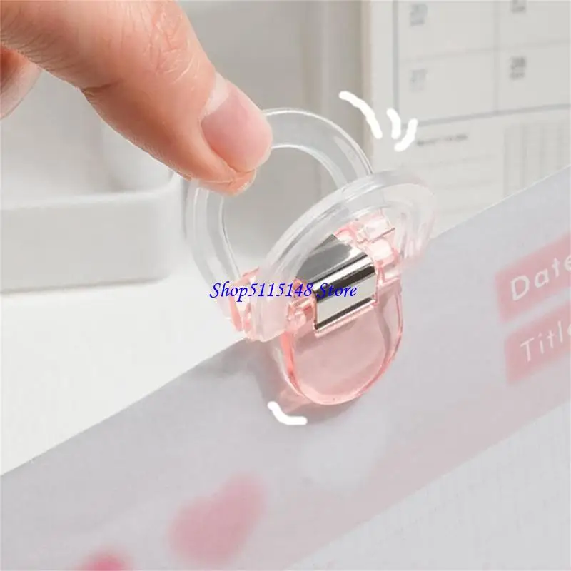 F3MA 4/12pcs Clip carta a cavallo morsetto carta per sacca alimentare Dranaggio per fotografie Clip carta colorata per