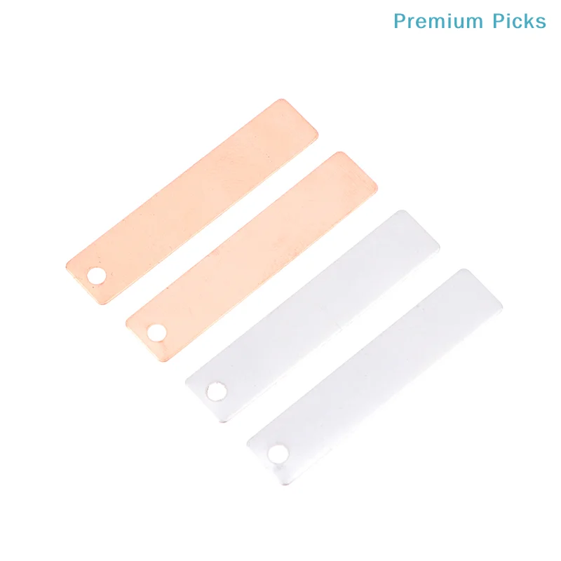 portable10 PCS Copper Sheet Zinc Electrode Strip Anode For Electroplating Plate DIY Fruit Materials Consumables Strips