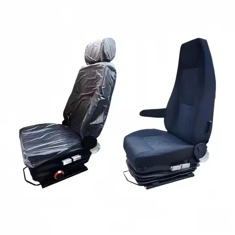 Adjustable Air Suspension Seat With Airbag DZ13241510091 Shock Absorbing Feature For Shacman F3000 Driver Seat