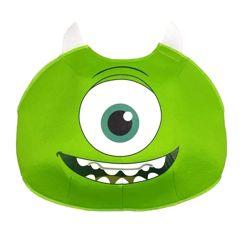 2024 venda quente halloween e princeton traje infantil cosplay mike wazowski monstro universidade conjunto de 3 peças