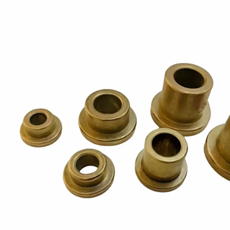 10-20PCS 8x12x14x16x2 Flanging Self-Lubricating Bearing Powder Metallurgy Oil Copper Bushing Sleeve Bearing