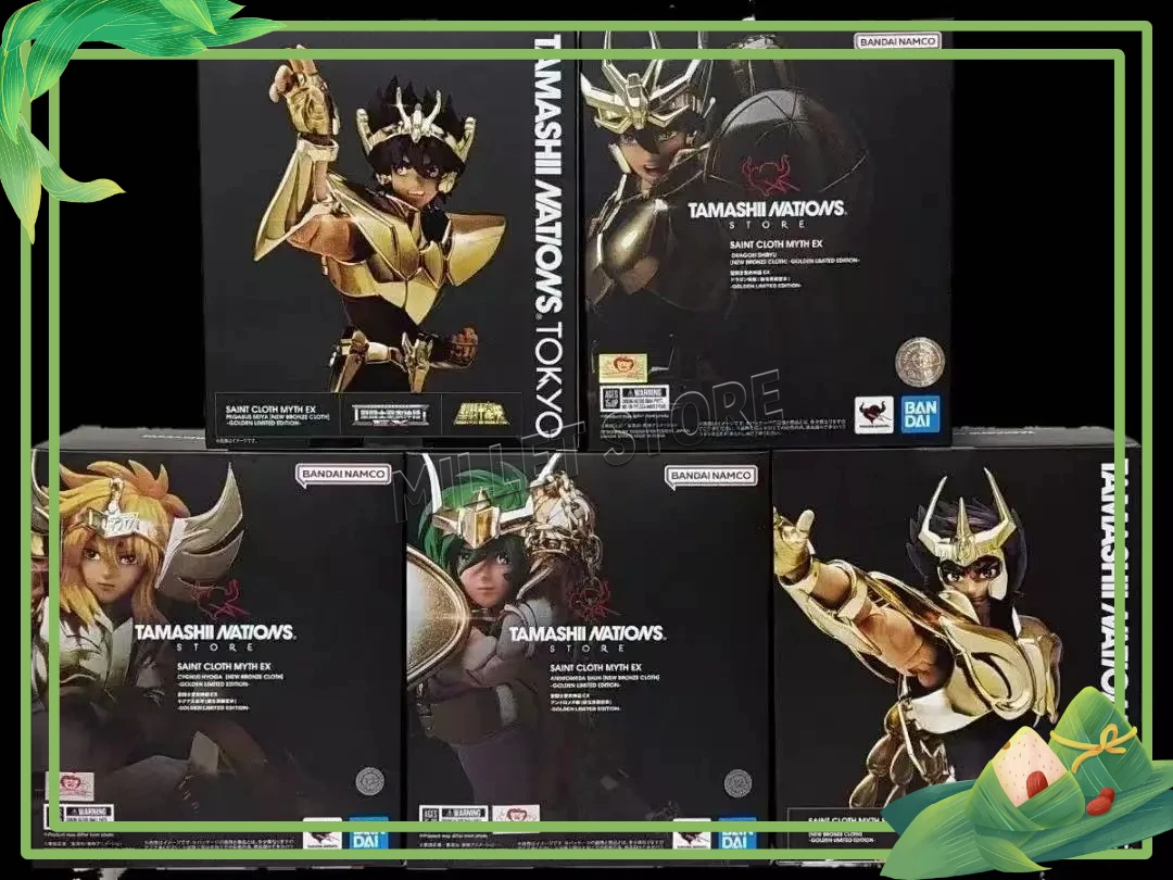 

Аниме-серия Saint Seiya Myth Cloth TNT Limited Ex Gold: Андромеда, Шун, Феникс, Пегас, Пурпурный Дракон, Глейшер