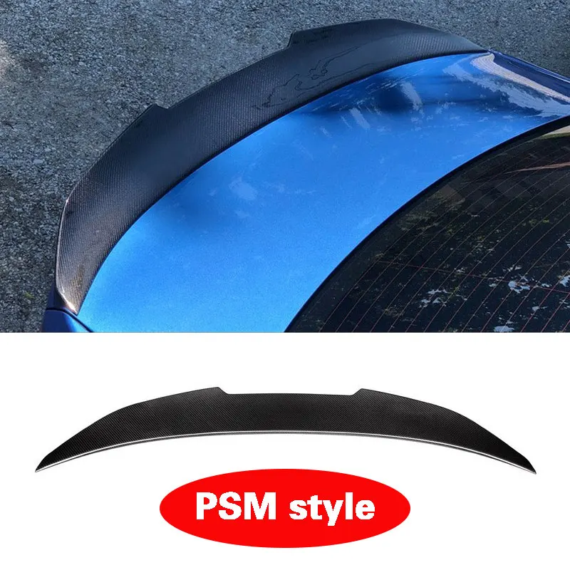 

For BMW 3-series F30 P/M4/PSM/CS/DA style dry carbon fiber tail spoiler for 2012-2019