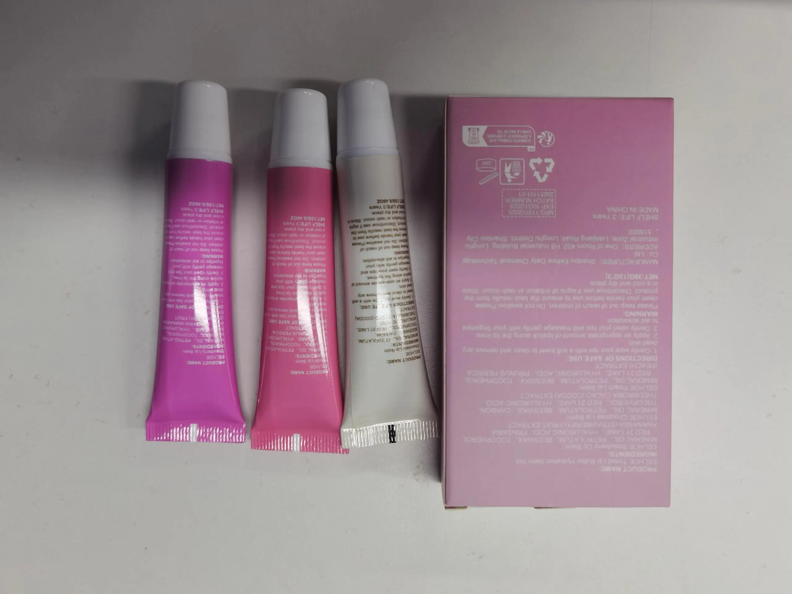 مجموعة بلسم ترطيب EELHOE، مرطب بلسم الشفاه الملون، العناية بالشفاه الكل في واحد، ترطيب الشفاه وتلوينها، ملمع شفاه نباتي، شفة يومية #2