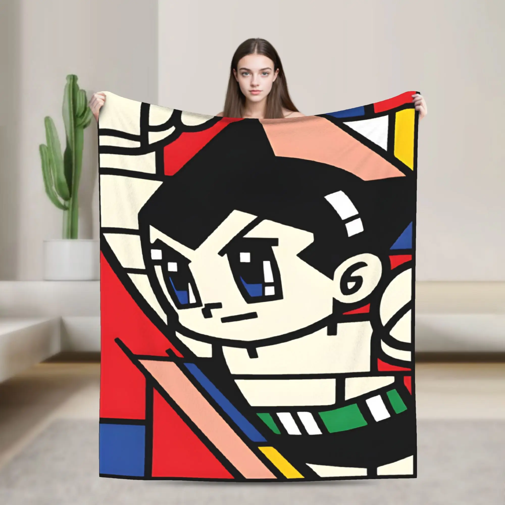 Astroboy Astro Boy Blankets Soft Flannel Healing Gift  Throw Blanket Bedding Throws